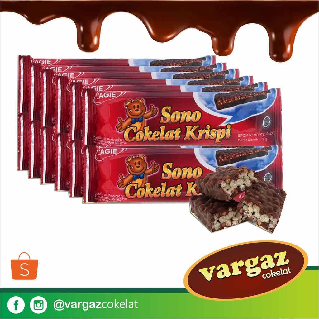 

LAGIE Sono Cokelat Batang Krispi Kemasan 12 pcs
