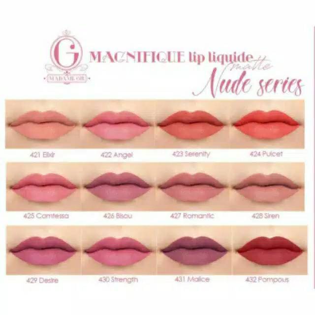 NEW MADAM GIE LIP CREAM  LIQUIDE MATTE NUDE SERIES...