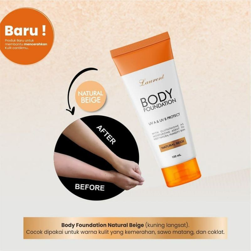 Laurent Body Foundation - natural beige