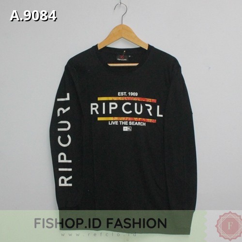 Kaos Surfing Distro Pria Ripcurl Premium Murah Lengan Panjang