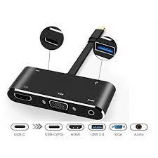 5 IN 1 USB C to multimedia kabel 4K +VGA+PD+ AUDIO+USB 3.0 5Gb/s Converter