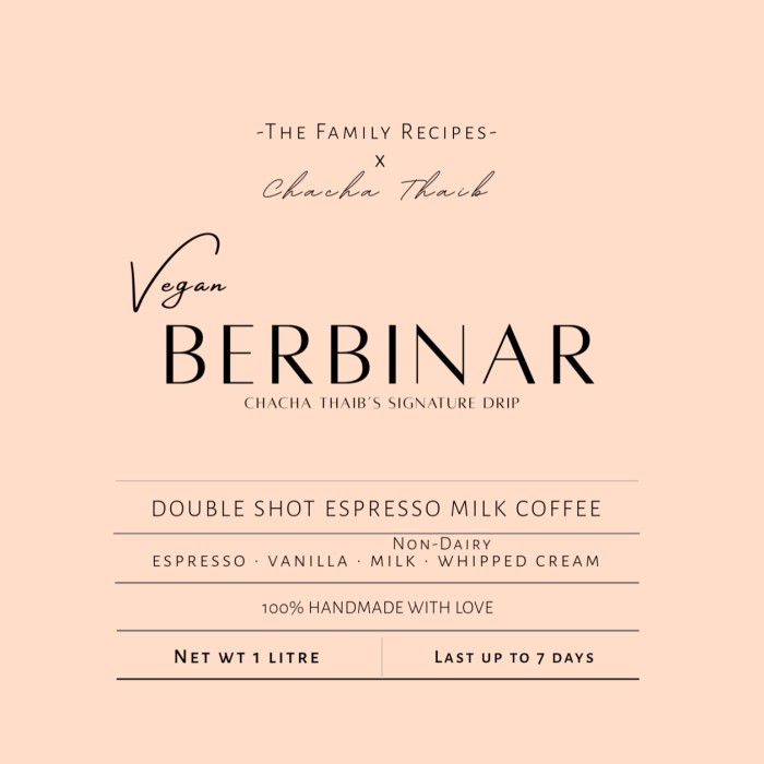 

NEW VEGAN Berbinar Coffee - Medium
