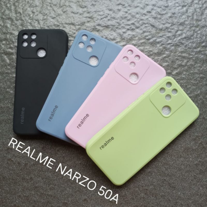 Case Realme Narzo 50A soft case softcase softshell silikon cover casing kesing housing