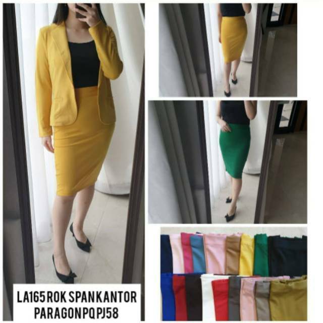 ROK PENSIL SELUTUT / MIDI PENCIL SKIRT