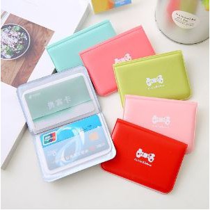 Dompet Kartu Pita Cutie Ribbon 12 Slot Kartu Motif Pita ATM  Wanita Card Holder  import kulit imitasi antam tempat donpet dimpet tas dompet saku mini kecil untuk kartu atm sim ktp kta wallet organizer dog  murah lipat lucu korea COD/ ac 03