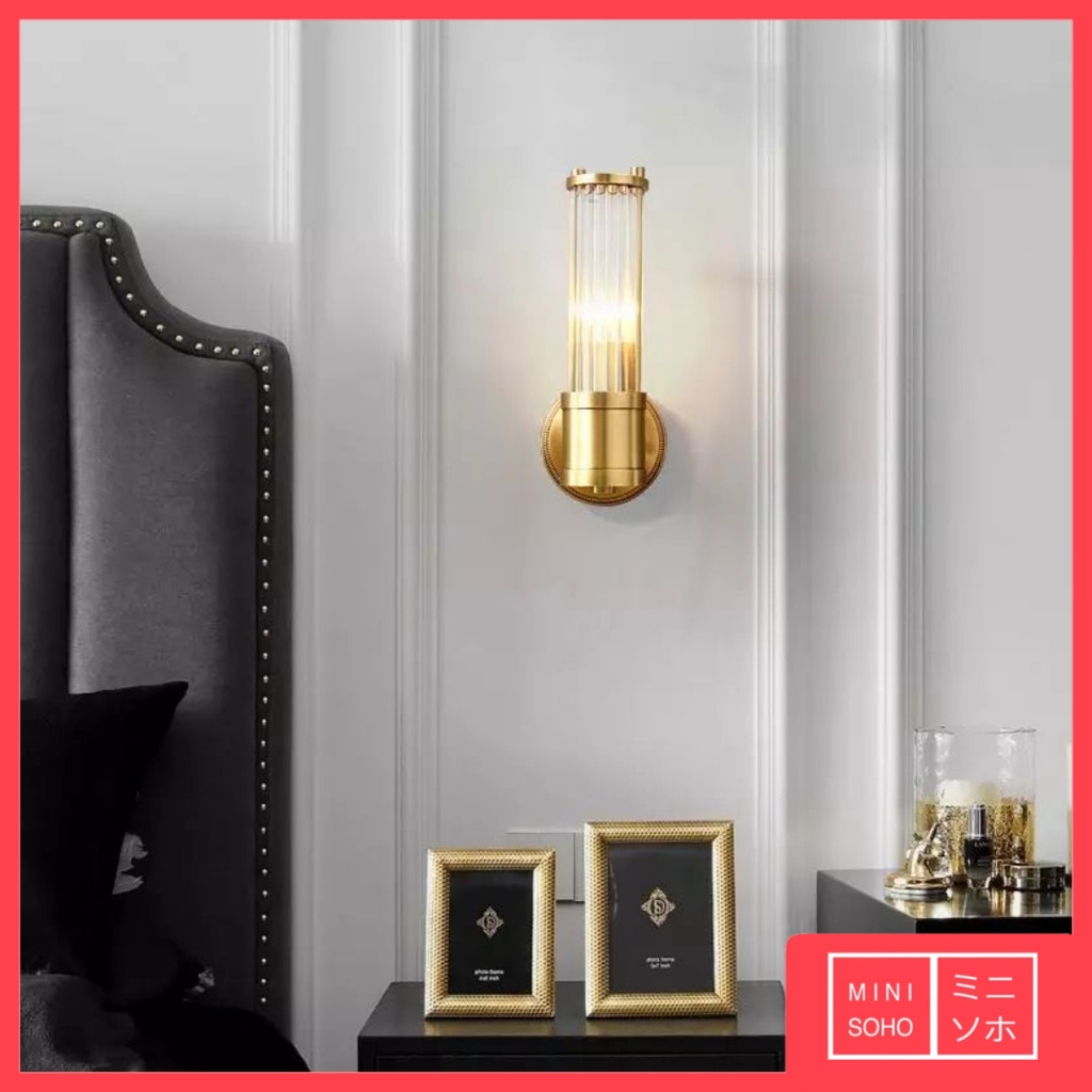 Lampu Dinding Hias Mewah Nordic Industrial 1L Modern Sconce Wall Lamp