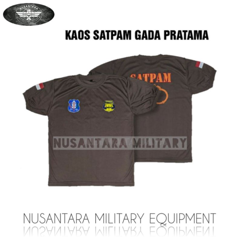 Kaos Oblong Satpam Sablon Borgol