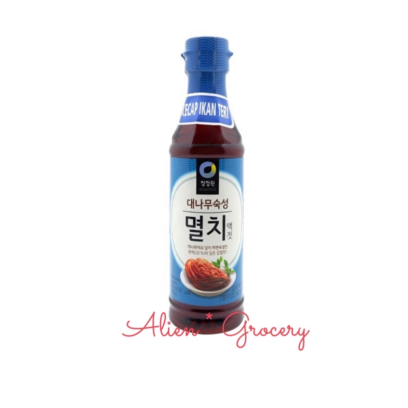 Jual Anchovy Sauce Kecap Ikan Teri Chung Jung One Won Daesang Korea 500ml Shopee Indonesia