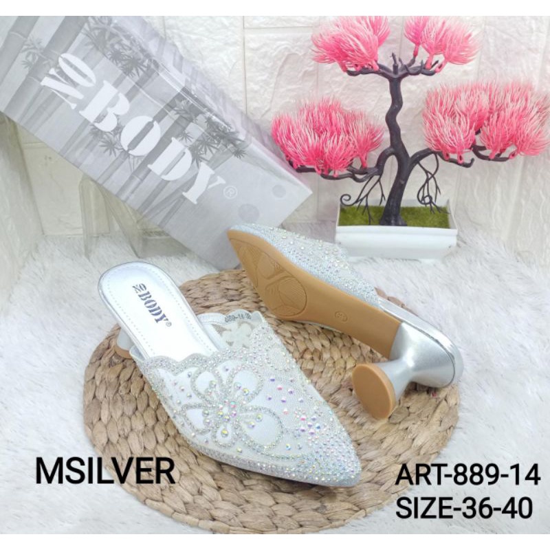 SANDAL PESTA IMPORT WANITA NOBODY 889-14