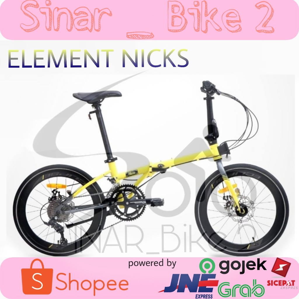 Sepeda Lipat Element Nicks 20Inch New