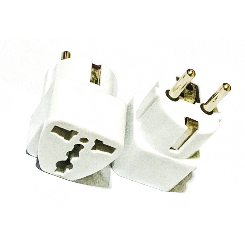 Colokan kaki 3 ke kaki 2 travel adaptor colok listrik m