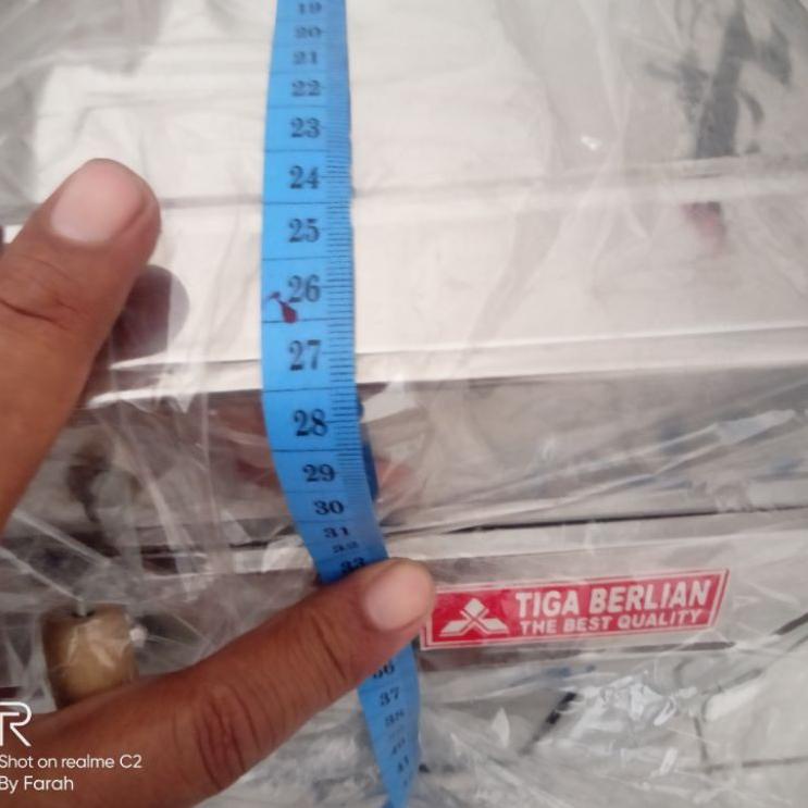 (J-EJY) (♥) Tiga Berlian Oven Kompor Tangkring Stainless Ukuran Tanggung Oven Kompor Murah (berkuali