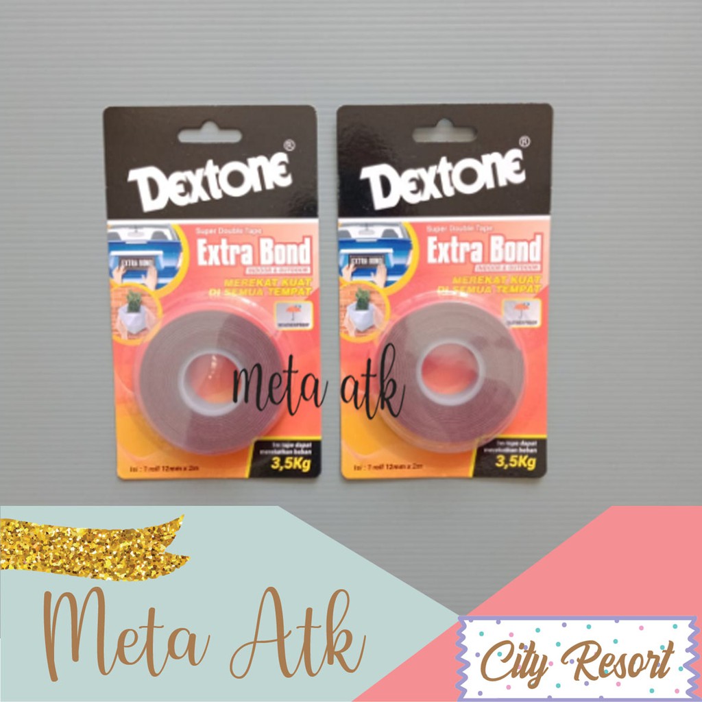 

Super Double Tape Extra Bond Indoor & Outdoor Dextone 12mm