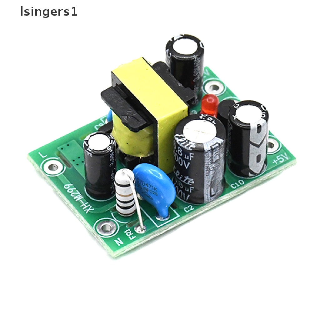 (lsingers1) Papan Modul Konverter AC110V 220V Ke DC 12V 0.2A + 5V