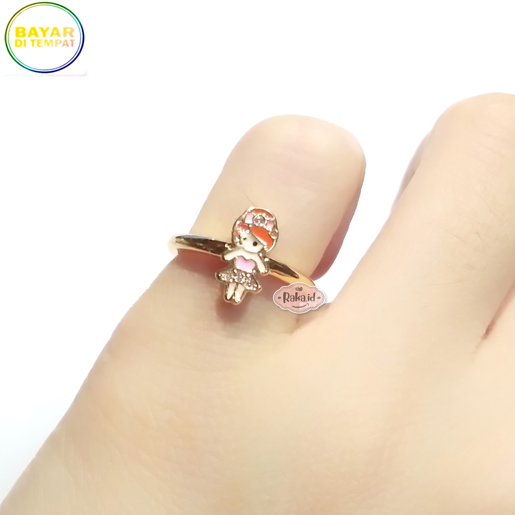 Raka Acc - Cincin Anak Xuping Gold Perhiasan Cantik Anak Lapis Emas 18k 429