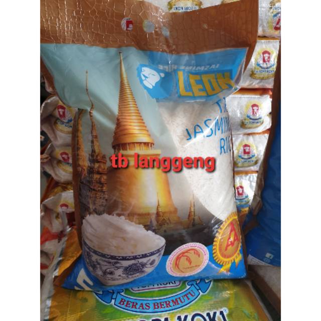 

BERAS Thailand Jasmine merk LEON 5kg