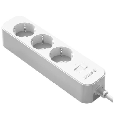 Stop kontak orico 3 port switch on off 2500w SNI 1.5m cable ogs-3a - id - Power strip