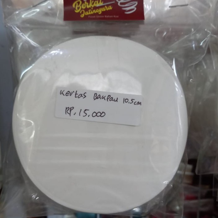 kertas alas bakpao diameter 10.5 cm