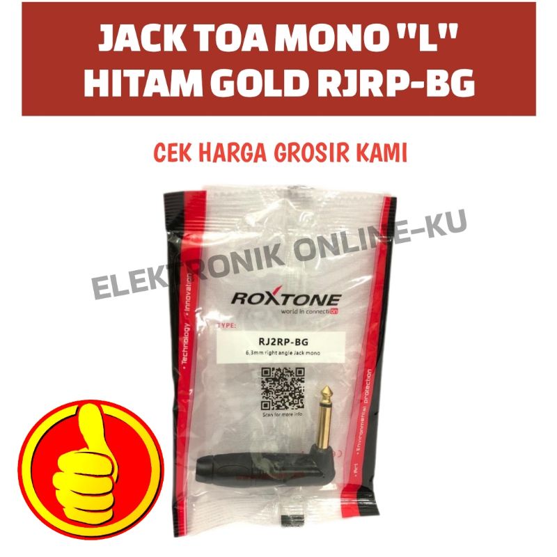 JACK TOA MONO L HITAM GOLD ROXTONE RJRP-BG