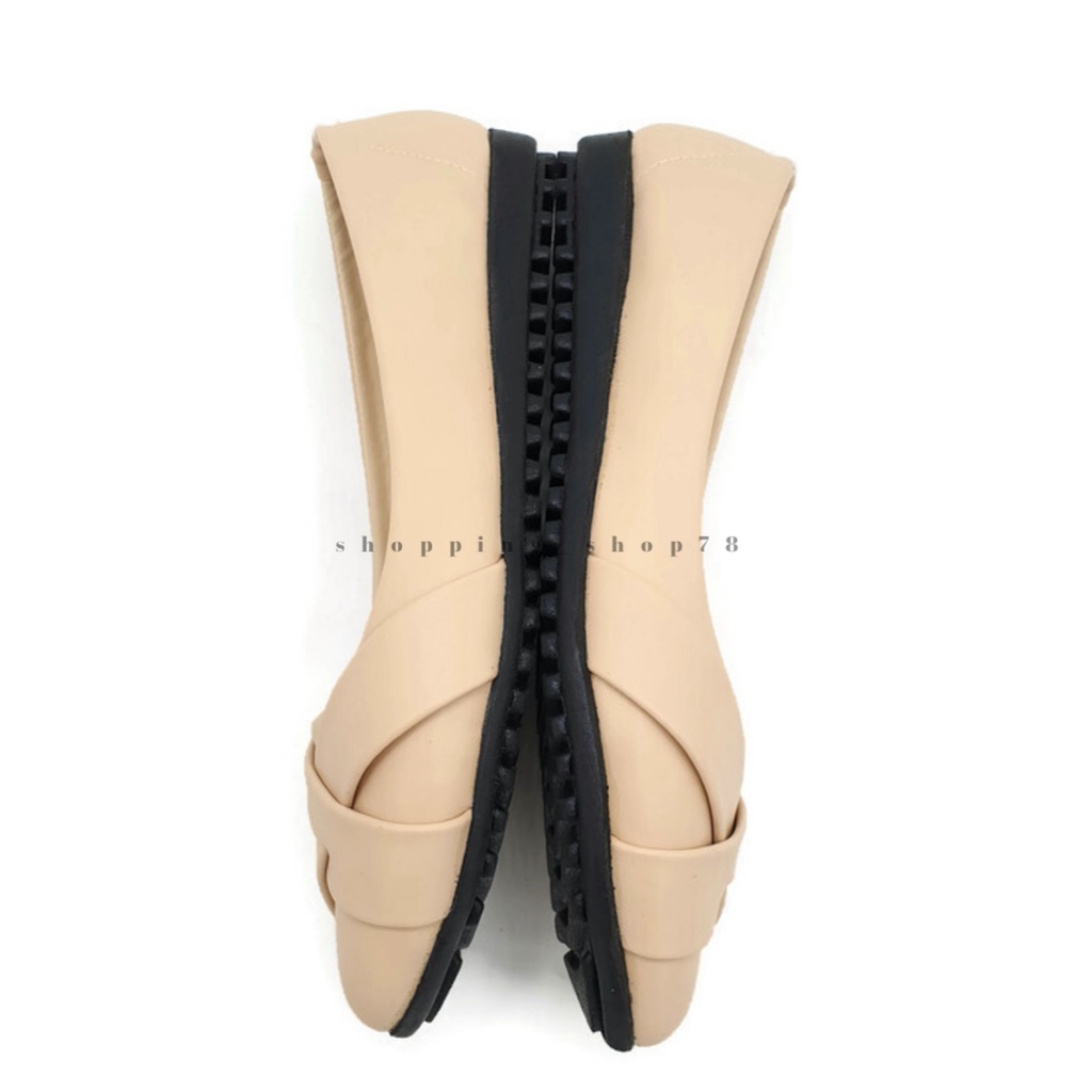 Sepatu Wanita Flat Shoes Silang Lancip Gratica BO5 SL