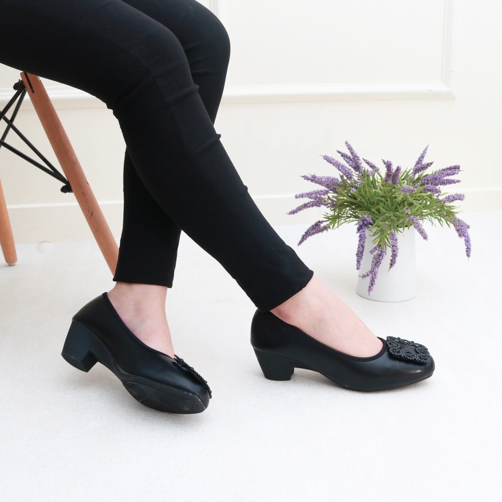 Jual Sepatu Heels 4 Cm 5126 57 Import Wanita Shopee Indonesia