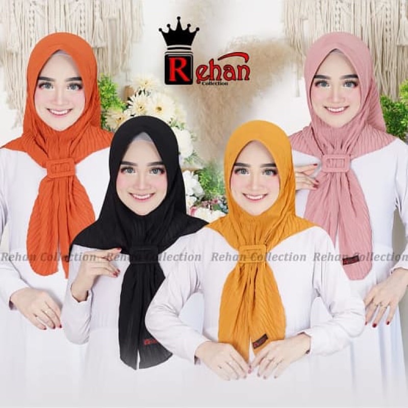 REHAN | Hijab Plisket RING Gelombang