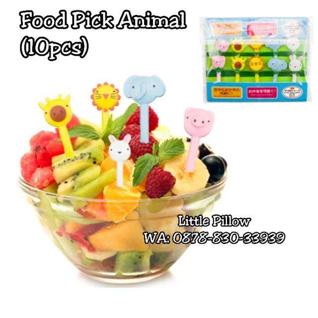 Food pick animal/fruit pick/tusukan buah/bekal anak