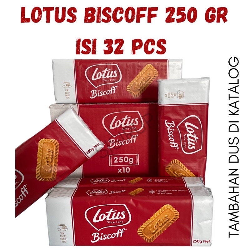 Lotus Biscoff 250 Gram / Kue Lotus / Lotus Biscuit / Biscuit Caramel