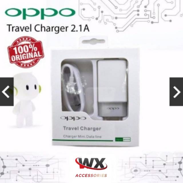 Oppo Travel Charger ALL TYPE 2.1A 5V Charger Oppo Micro Promo Murah