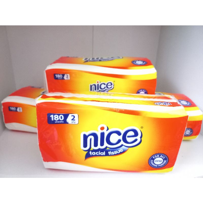 tissue nice 180 sheets   250 sheets   900 gram