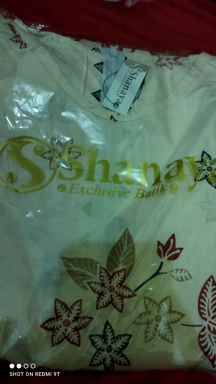 Shanaya Batik Tunik Putri Jawa Bahan Katun Printing Cantik Elegan
