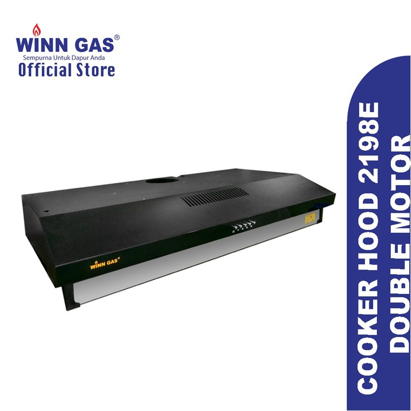 Winn Gas Penghisap Asap Dapur 90 cm  / COOKER HOOD WINN GAS W-2198E