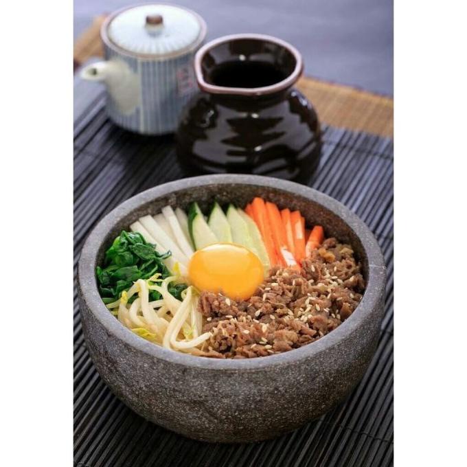 Batu Dolsot Hot Stone Bowl uk. 20 cm .