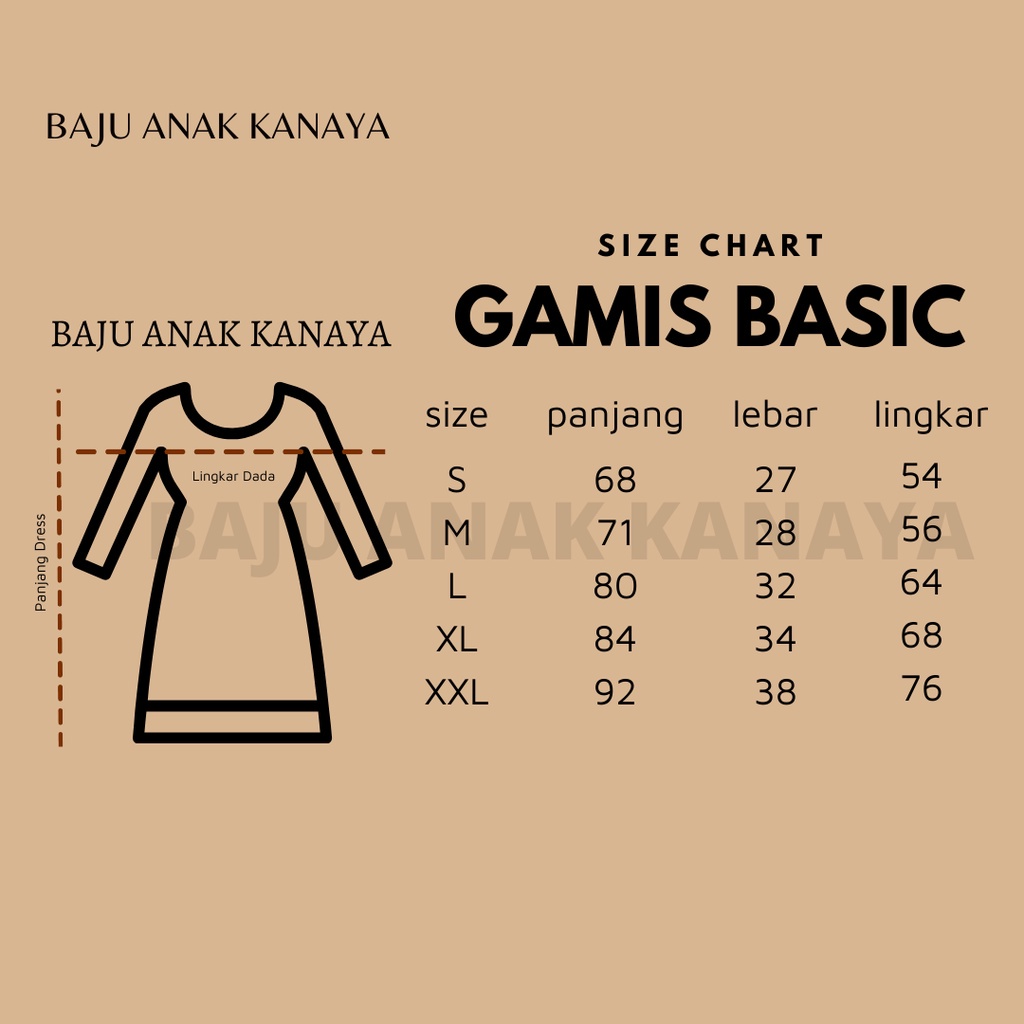 2-7TH GAMIS ANAK BASIC GAMIS ANAK BABYTERRY 2