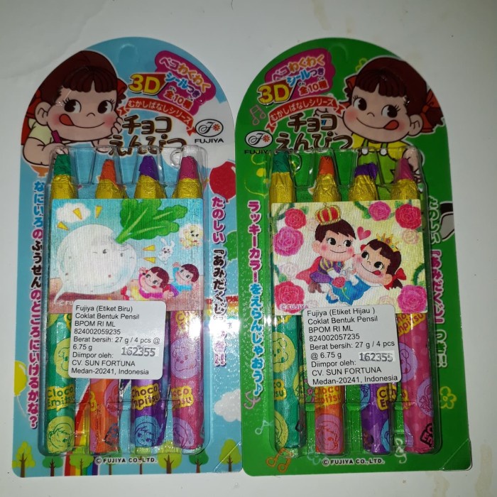 

FUJIYA coklat bentuk pensil 27g/4pcs