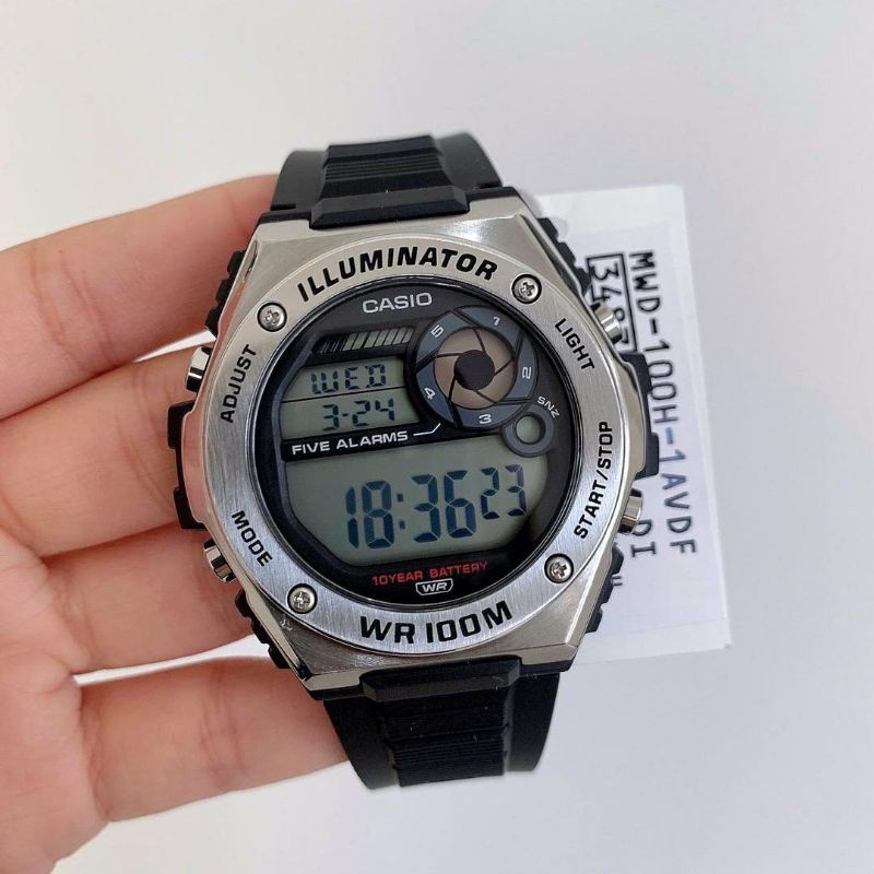 Casio MWD-100H-1A Jam Tangan Pria Original ori