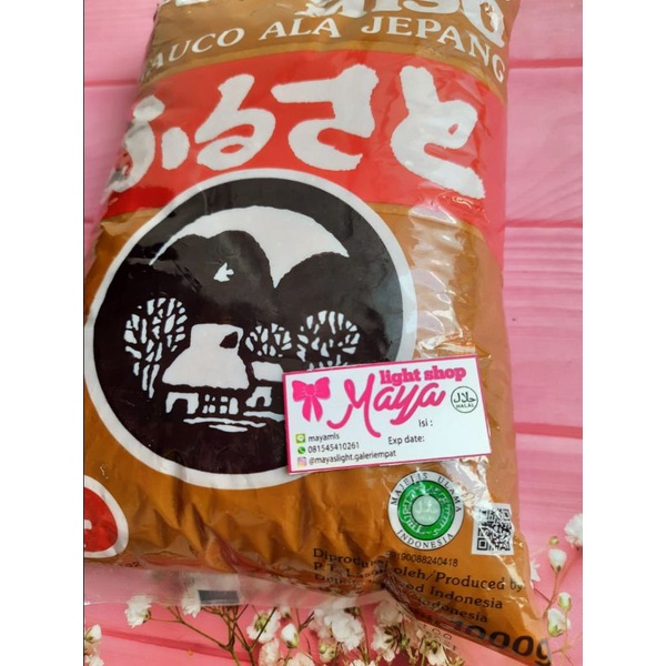 Pasta Miso 100gr tauco jepang sup rumput laut kedelai wakame dashi halal miso soup