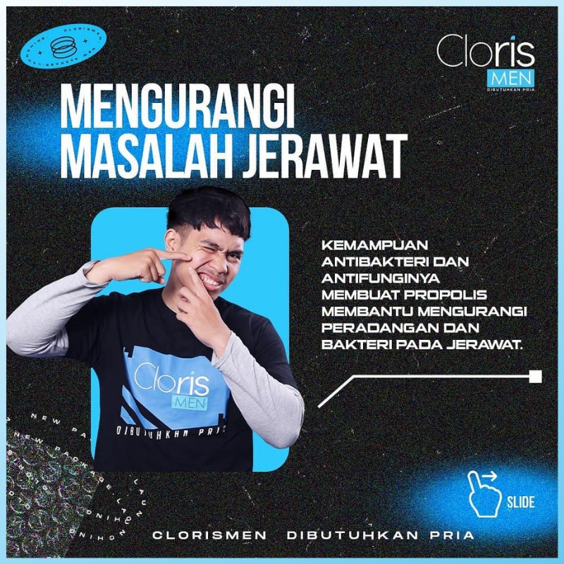 Sabun Wajah Pria Clorismen Skincare Pembersih Pemutih Penghilang Bekas Jerawat Muka Cowok C3