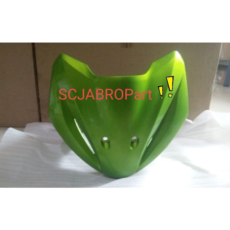 COVER FRONT TOP GREEN HONDA REVO 110 NEW...64500 KWW A80ZA..ORI AHM