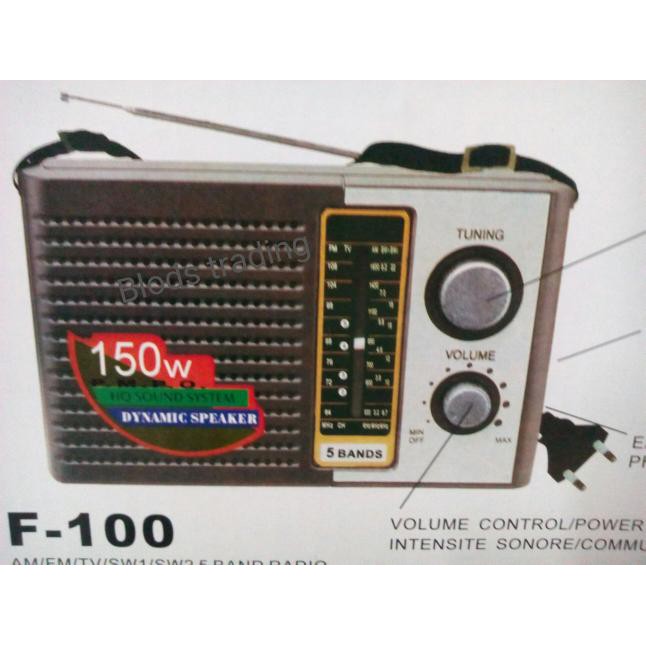 Radio Internasional F-100 AM/FM/SW