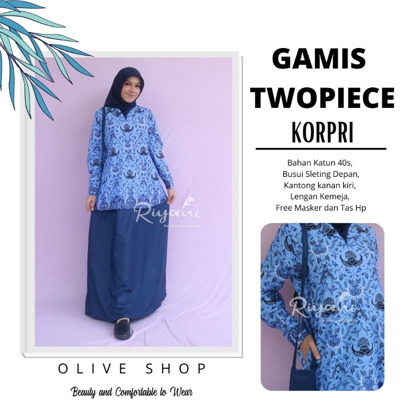 GAMIS KORPRI RIYANI ORIGINAL