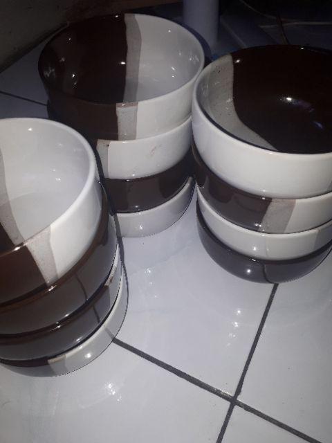 Mangkok Twotone,mangkok Keramik,murah,nikura,termurah,mangkok Twotone,souvenir,keramik,kaibon,nikura