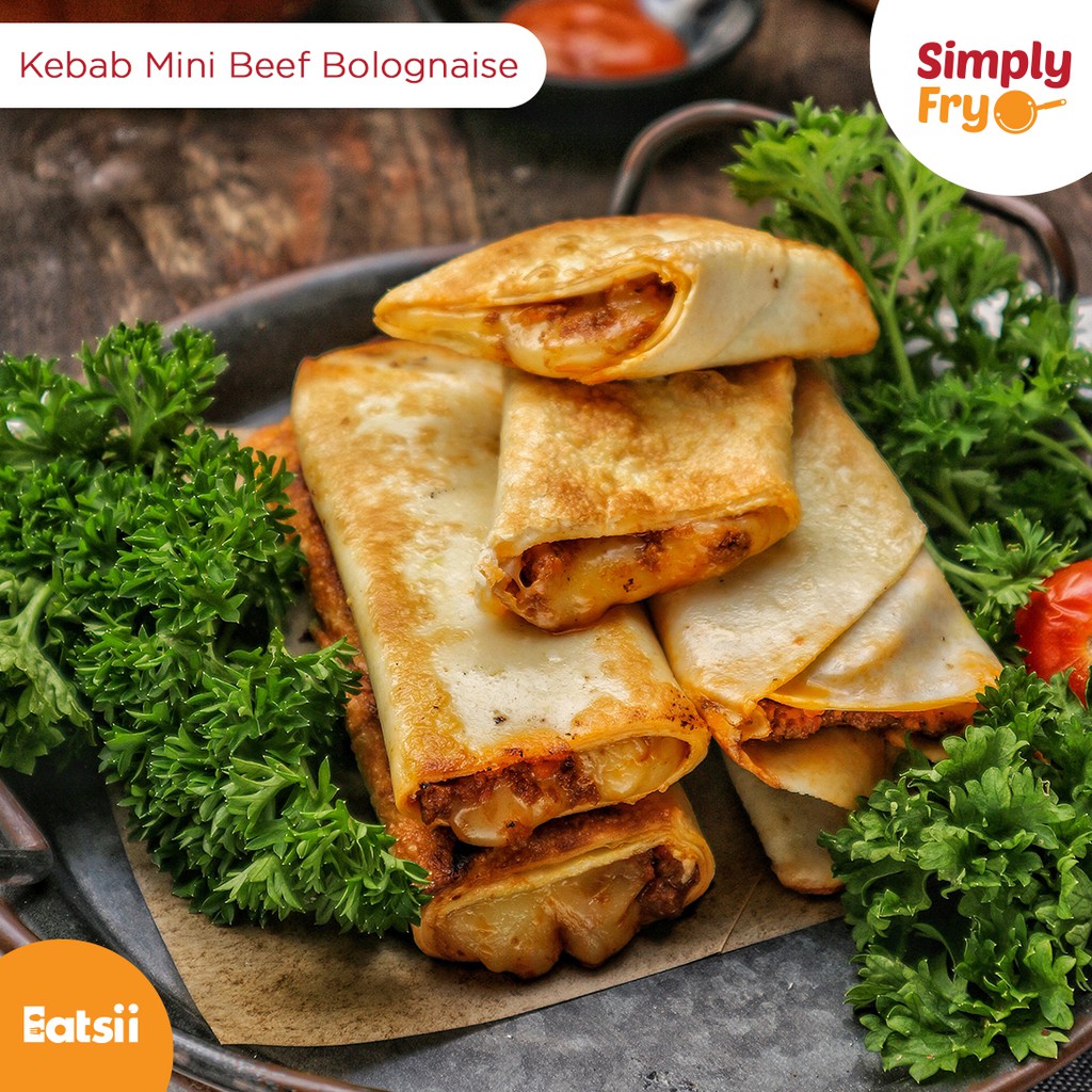 

Homemade Kebab Mini Beef Bolognese 7 Pcs by Simply Fry / Frozen Food