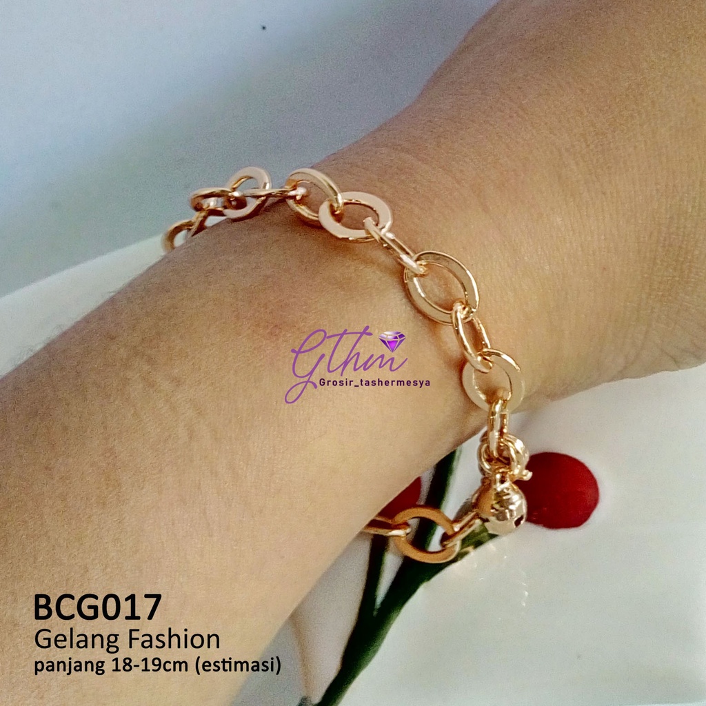 gelang tangan wanita rantai fashion xuping  perhiasan lapis emas 18k bcg017