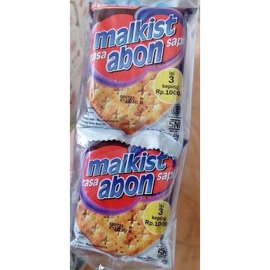 KG Malkist Cracker / KG Malkist Abon / KG Marie Susu Biskuit 21gr x 10 pcs