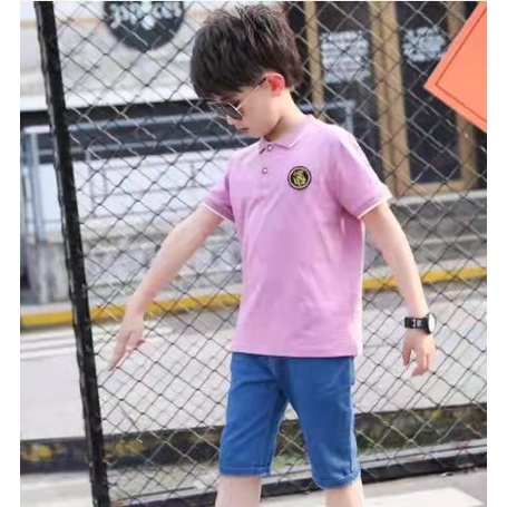 (LOLI-JKT) BOY-30 STELAN BOY KERAH POLOS 110-160