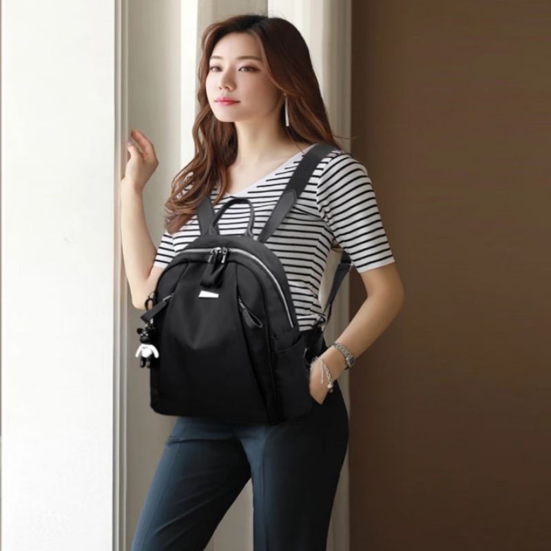 SKY - Fashion Ransel Wanita Trend Baru Korea Fashion Casual Liar multi-fungsi