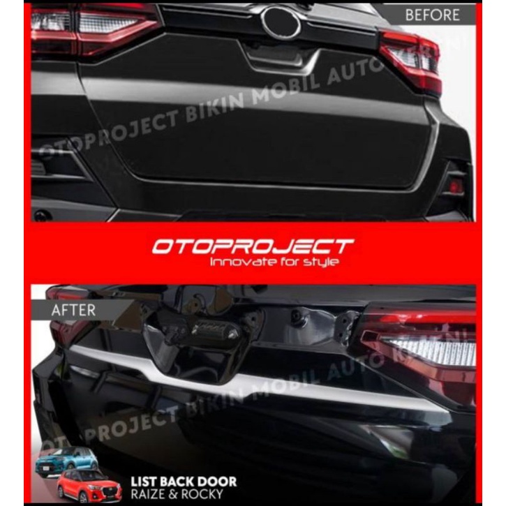 List Pintu Belakang Raize Rocky Carbon Chrome Back Door Otoproject