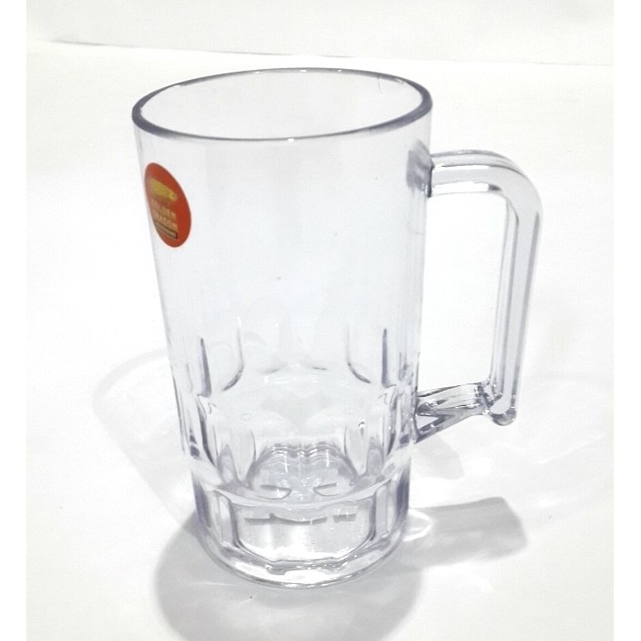 Gelas Bir Teh Gagang Plastik 325 ml Golden Dragon Melamin 853