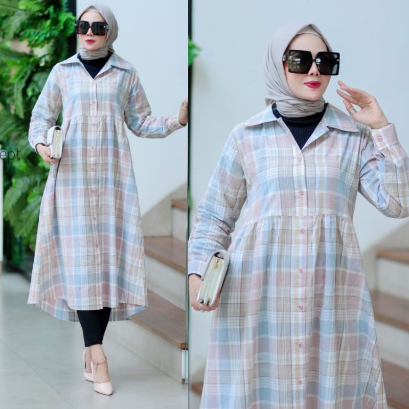 MIDI DRESS CAROLINE BY LUNETTA